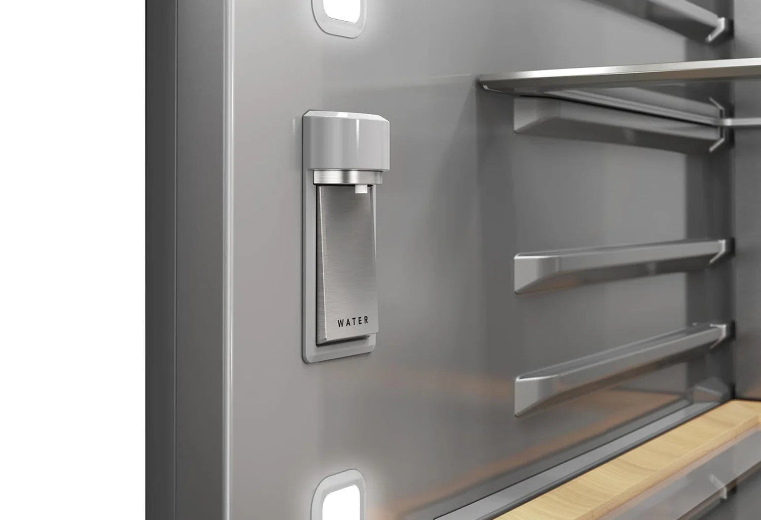 Réfrigérateur KitchenAid 36" 31 pi³ Portes Françaises Inox PrintShield™ KRFF336SPS