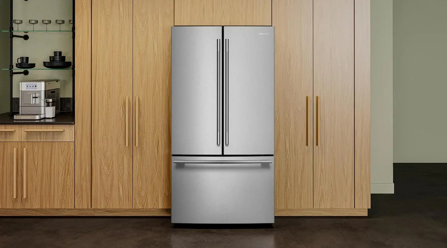 Réfrigérateur KitchenAid 36" 31 pi³ Portes Françaises Inox PrintShield™ KRFF336SPS