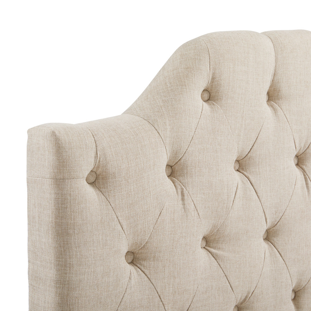 Tête de lit King Matisse : Lin beige