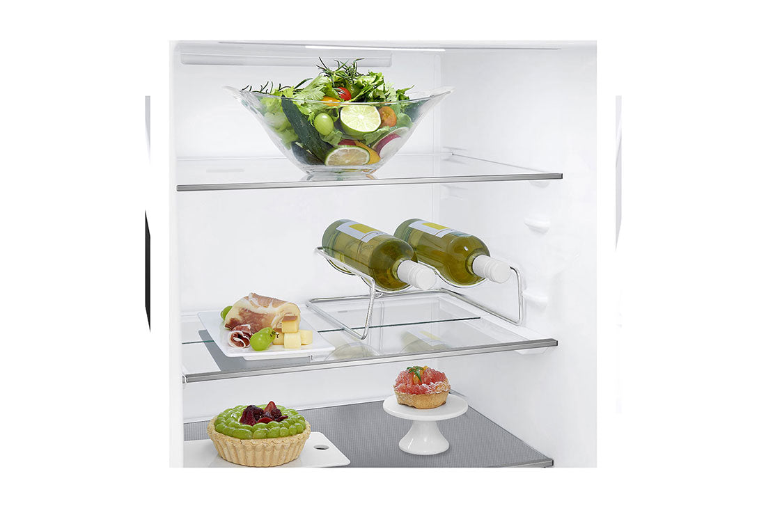 Réfrigérateur de 24 po à profondeur de comptoir d’une capacité de 12 pi³ avec congélateur en bas, Refroidissement+ de la porte et support à vin, 12 pi³ ( Meuble Mtl )