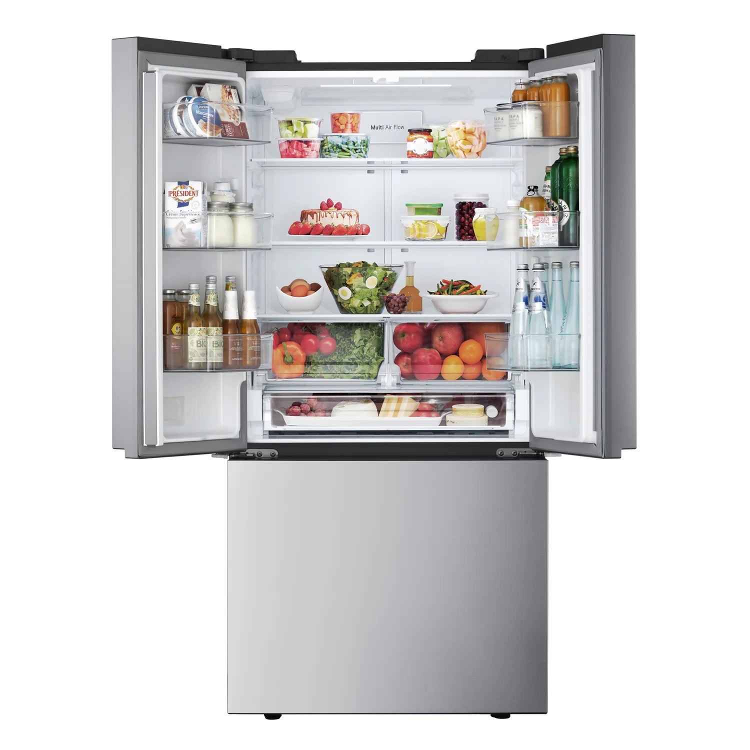 Réfrigérateur LG 33" 20,8 pi³ Portes Françaises Profondeur Comptoir MAX Inox LF21C6200S