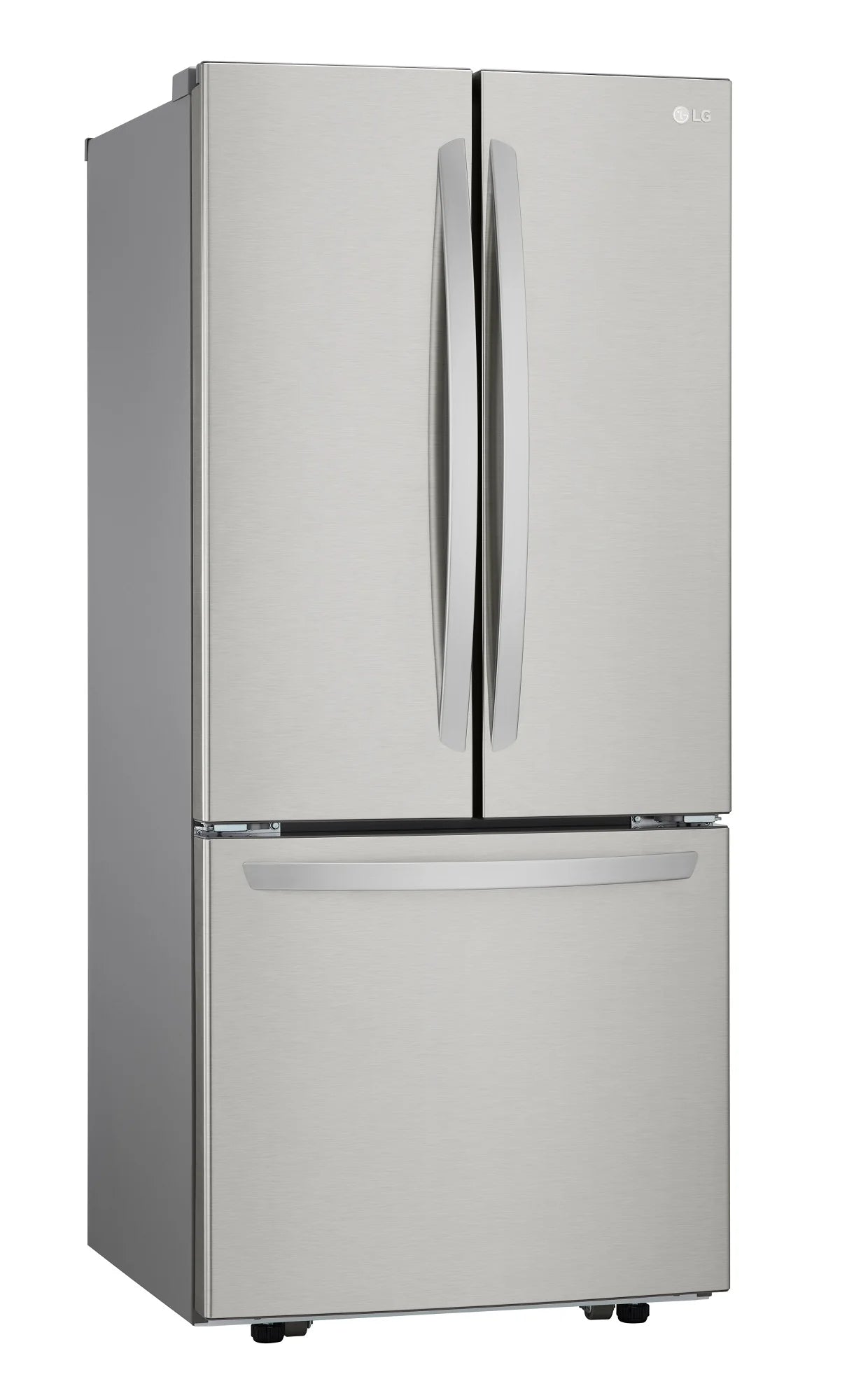 Réfrigérateur LG 30" 21,8 pi³ Portes Françaises Inox Smudge-Proof LRFNS2200S