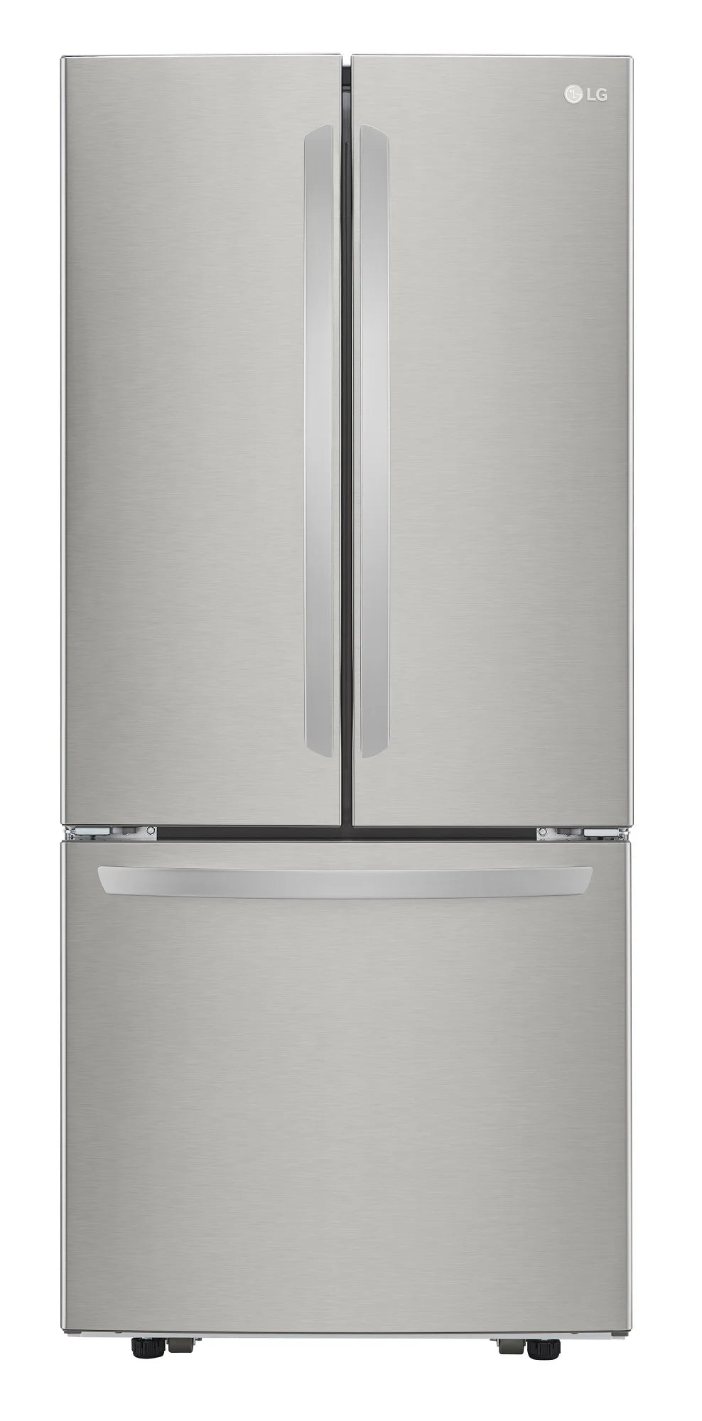 Réfrigérateur LG 30" 21,8 pi³ Portes Françaises Inox Smudge-Proof LRFNS2200S