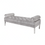 Banc Prado : Velours Gris