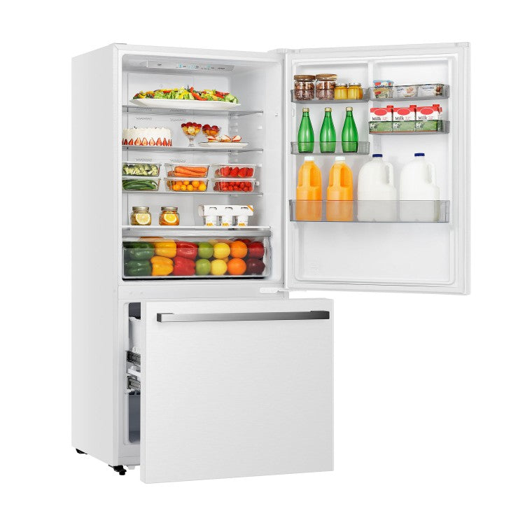 Hisense 17 Cu. pi. Réfrigérateur à congélateur inférieur à profondeur de comptoir - RB17A2CWE ( Meuble Mtl )