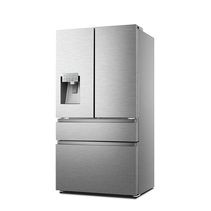 Hisense 19,8 Cu. pi. Réfrigérateur à portes françaises - RF200D4CSE ( Meuble Mtl )
