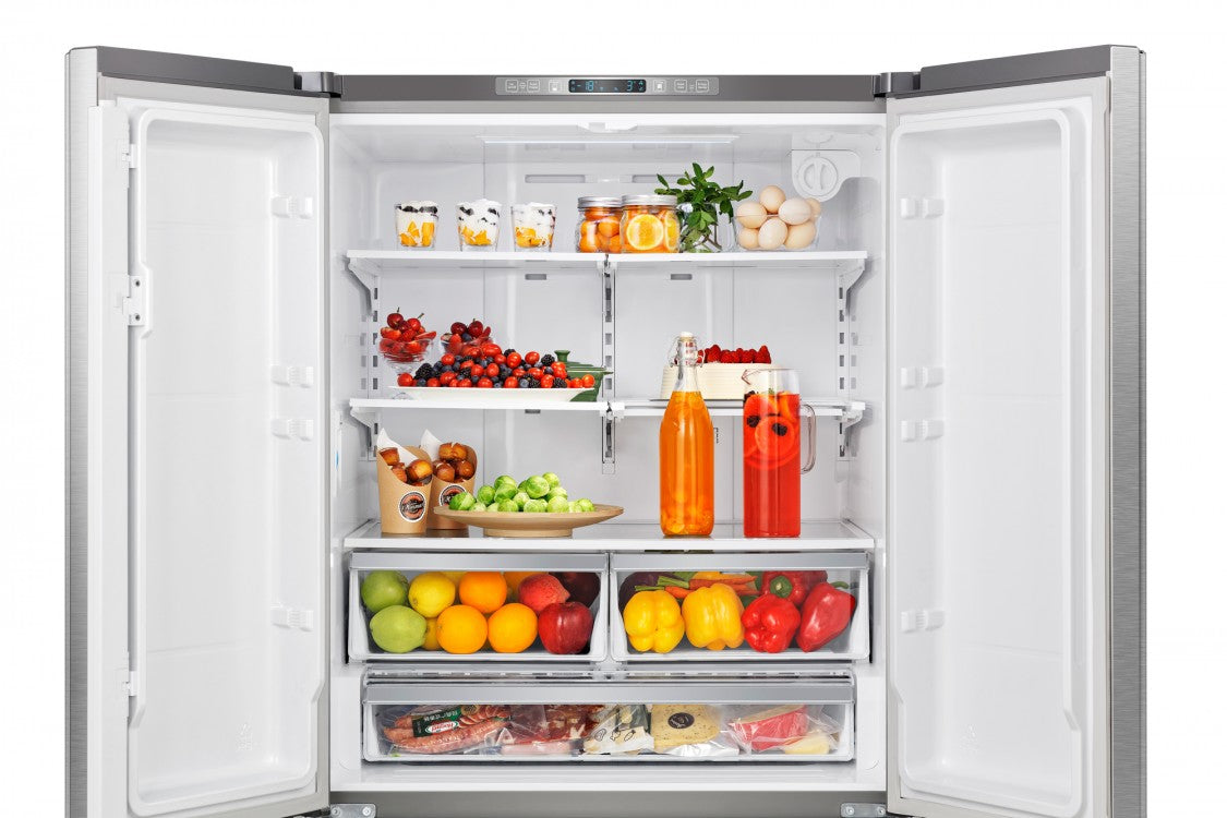 Hisense 26,6 Cu. pi. Réfrigérateur à portes françaises - RF266C3FSE ( Meuble Mtl )