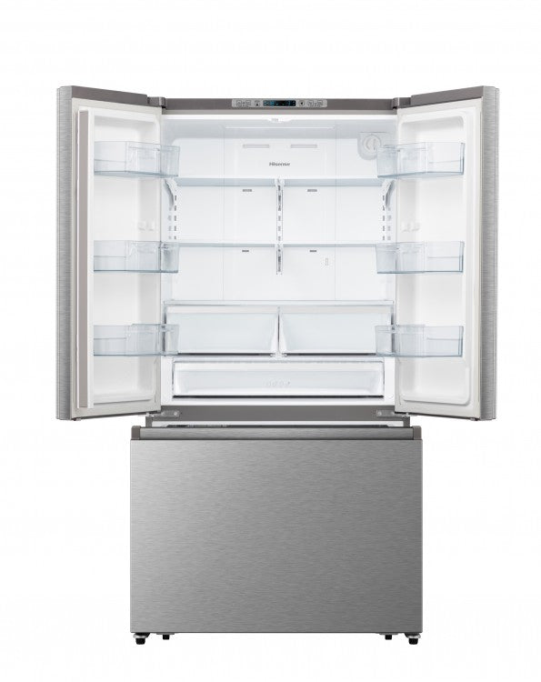 Hisense 26,6 Cu. pi. Réfrigérateur à portes françaises - RF266C3FSE ( Meuble Mtl )
