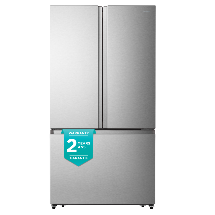 Hisense 26,6 Cu. pi. Réfrigérateur à portes françaises - RF266C3FSE ( Meuble Mtl )