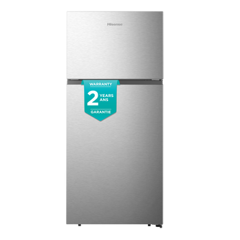 Hisense 18 Cu. pi. Réfrigérateur à congélateur supérieur - RT18A2FSD ( Meuble Mtl )