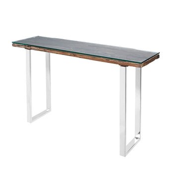 Table console en bois de rail 3,5 cm