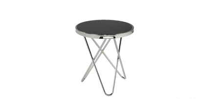 TABLE D'APPOINT - ARGENT ( Meuble Mtl )