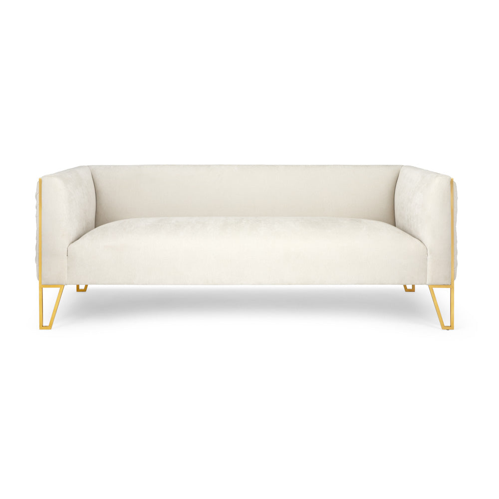 Canapé Truro Gold : tissu vanille