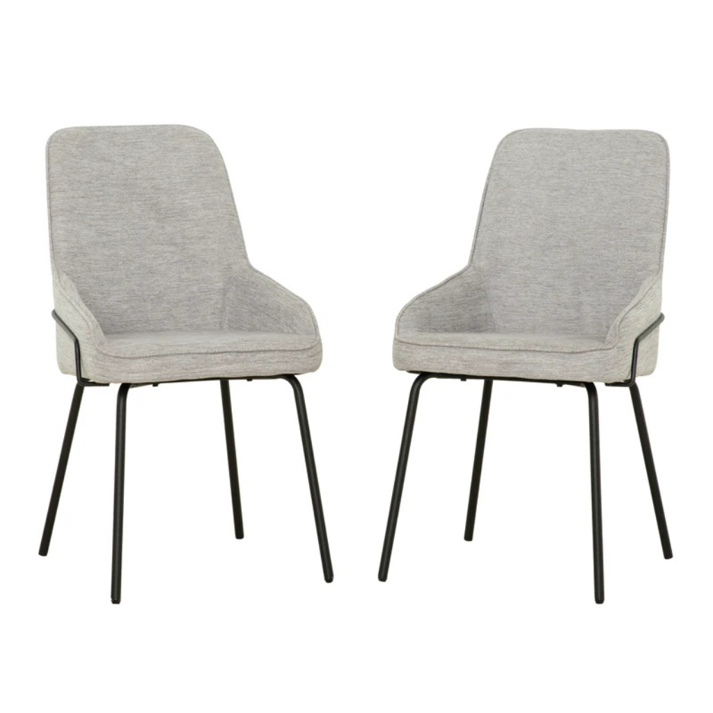 Ensemble de 2 chaises de salle à manger 3355 - Taupe