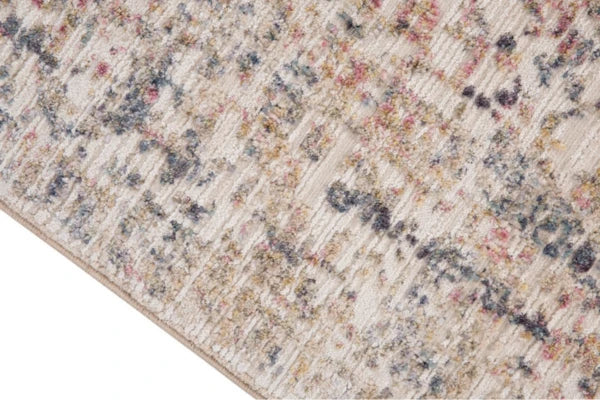 Tapis transitionnel Mercer 7x9 | Ivoire et Beige au fini vieilli