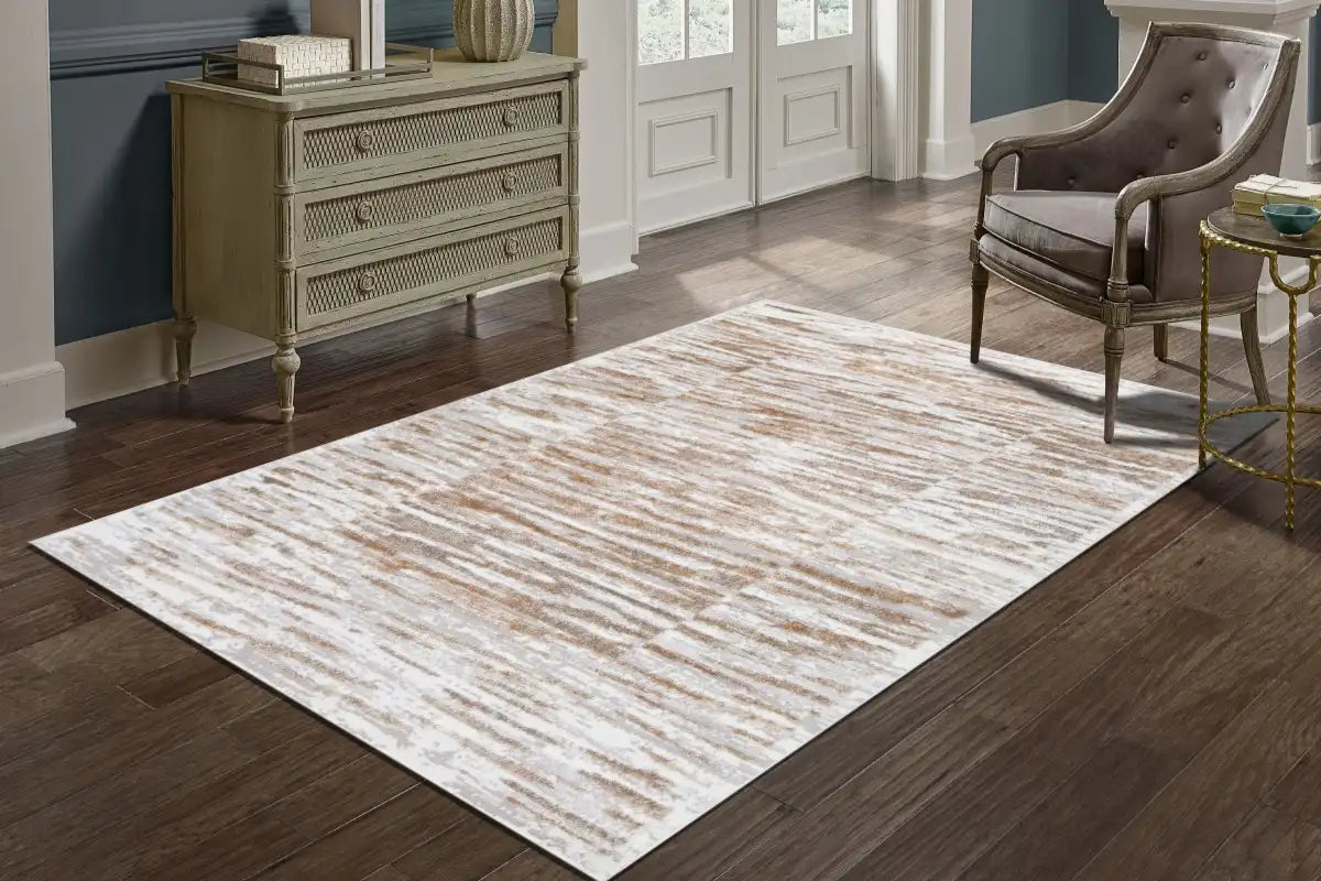 Tapis XL contemporain Ridgeview 8x11 | Fini vieilli neutre