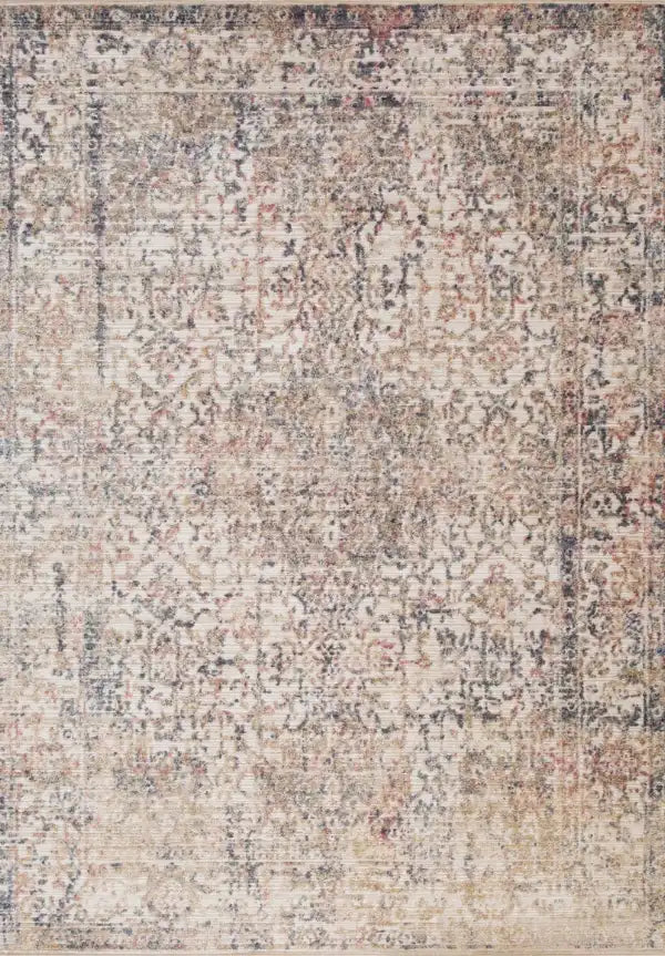 Tapis XL Mercer 8x11 | Style transitionnel ivoire et beige