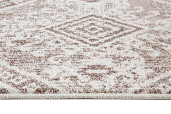 Tapis XL traditionnel Sahara 8x11 | Beige chaud au fini usé
