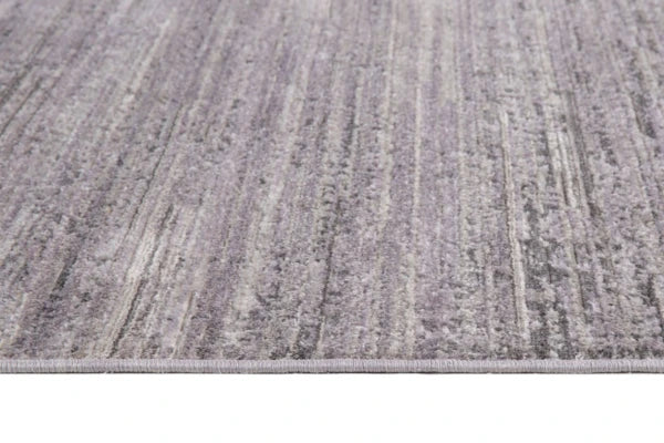 Tapis XL contemporain Hillsdale 8x11 | Gris et Noir au fini usé