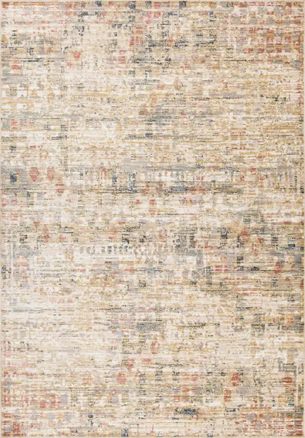 Tapis XL Magnolia 8x11 | Tons de terre et fini usé vintage