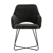 Chaise de salle à manger noire 3398 - Style Moderne