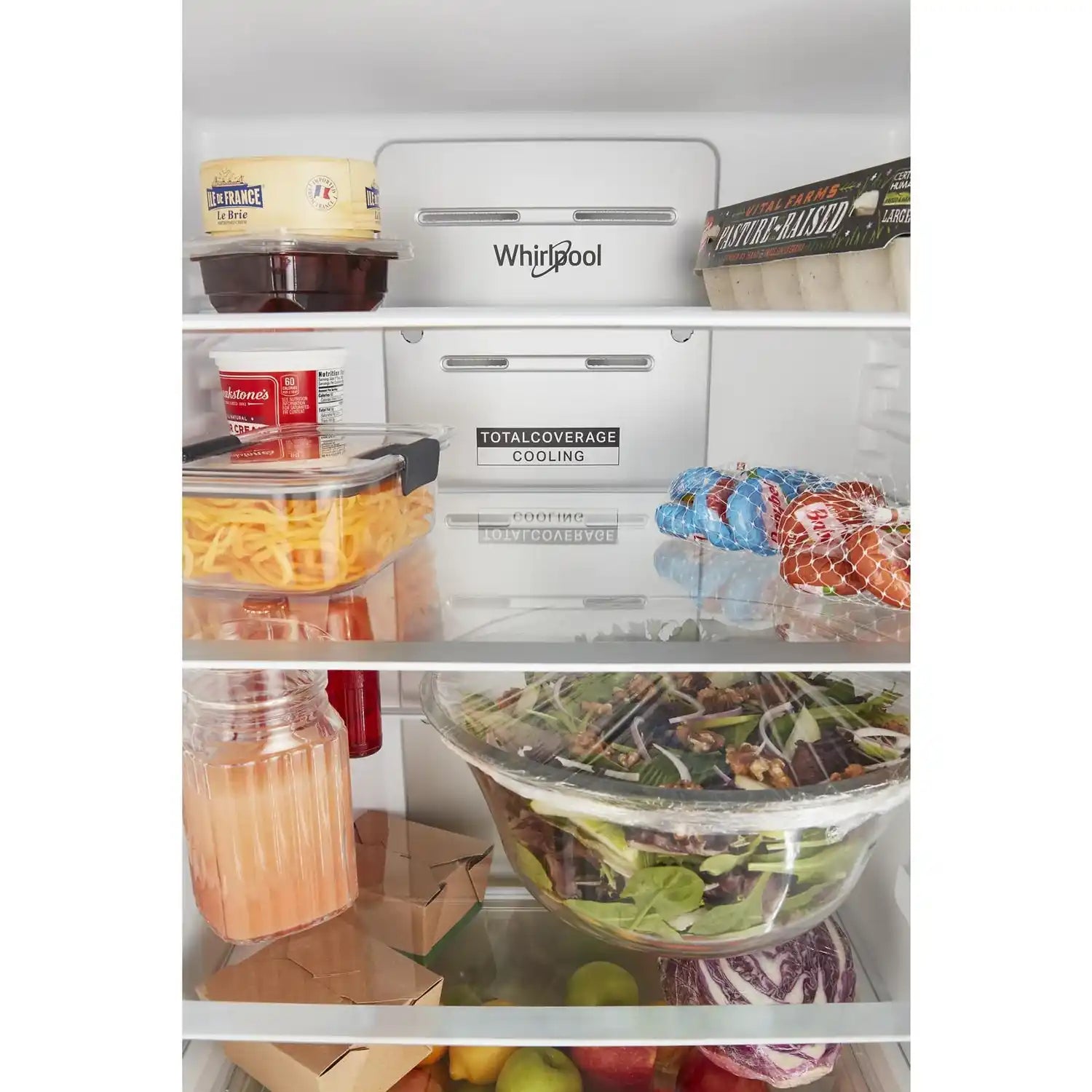 Réfrigérateur Whirlpool 13 pi³ Congélateur Bas 24" Inox
