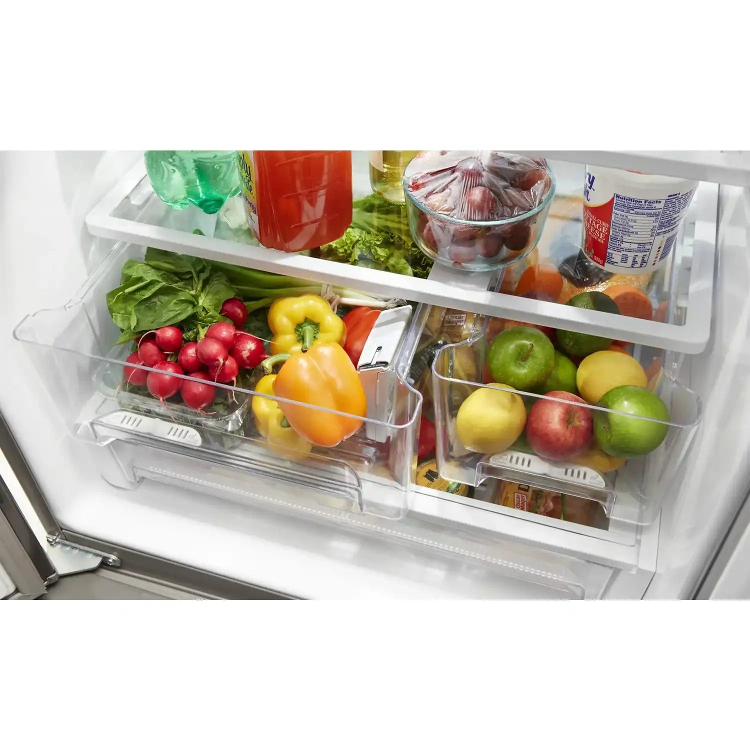 Whirlpool 30" 19.7 cu. ft. French Door Refrigerator Stainless Steel Fingerprint Resistant WRF560SFHZ