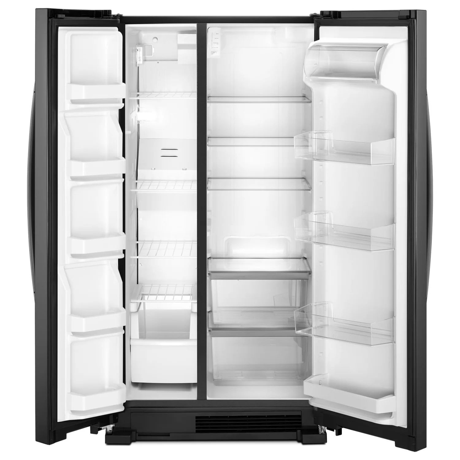 Whirlpool 22 cu. ft. Side-by-Side Refrigerator 33" Gloss Black