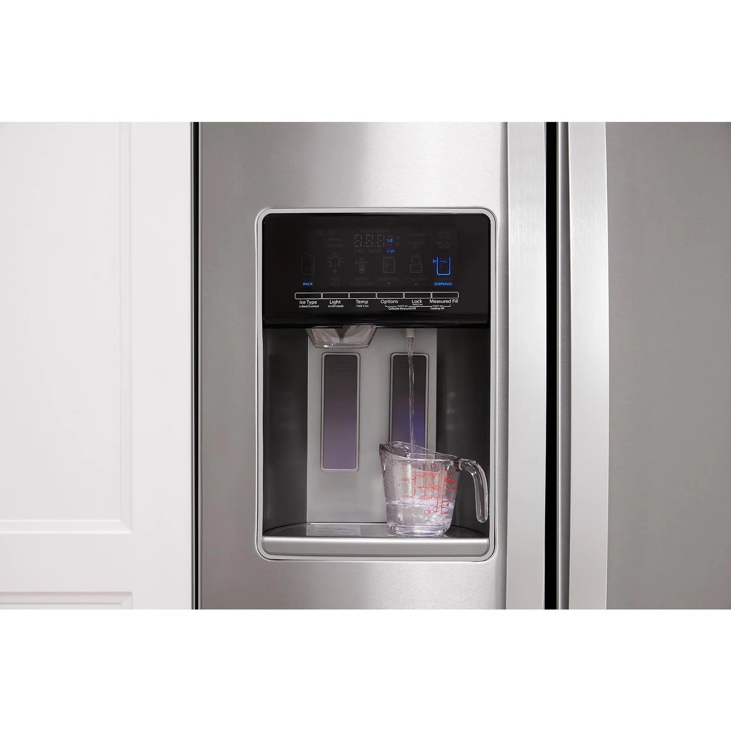 Réfrigérateur Whirlpool 22 pi³ Côte à Côte 33 po Acier Inoxydable