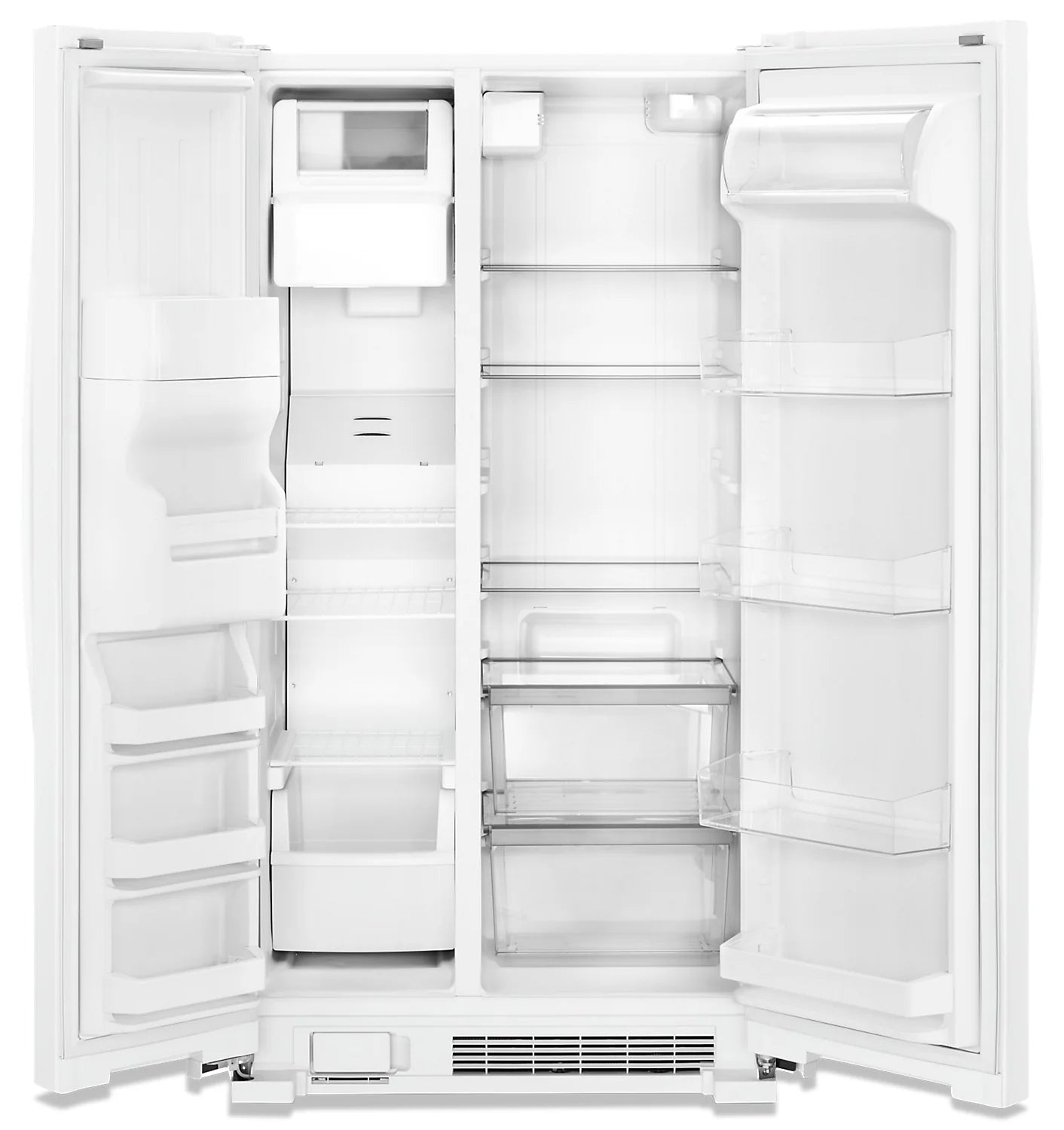 Réfrigérateur Whirlpool 36" 25 pi³ Juxtaposé Blanc Energy Star WRS335SDHW