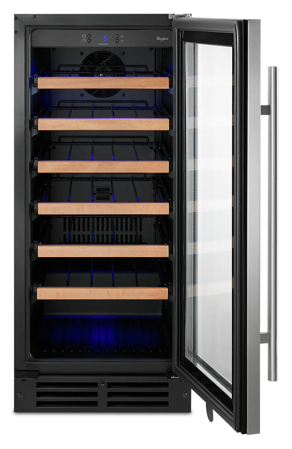 Cellier Whirlpool 15 po 34 bouteilles Inox WUW35X15DS