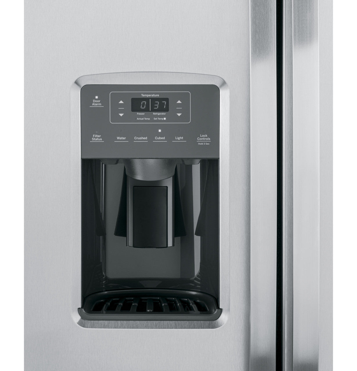 Réfrigérateur Côte À Côte 23 Pi³ / 33" Avec Distributeur Eau Et Glaçons *PRODUIT NEUF* GE ( GSS23GYPFS ) ( Meuble Mtl )