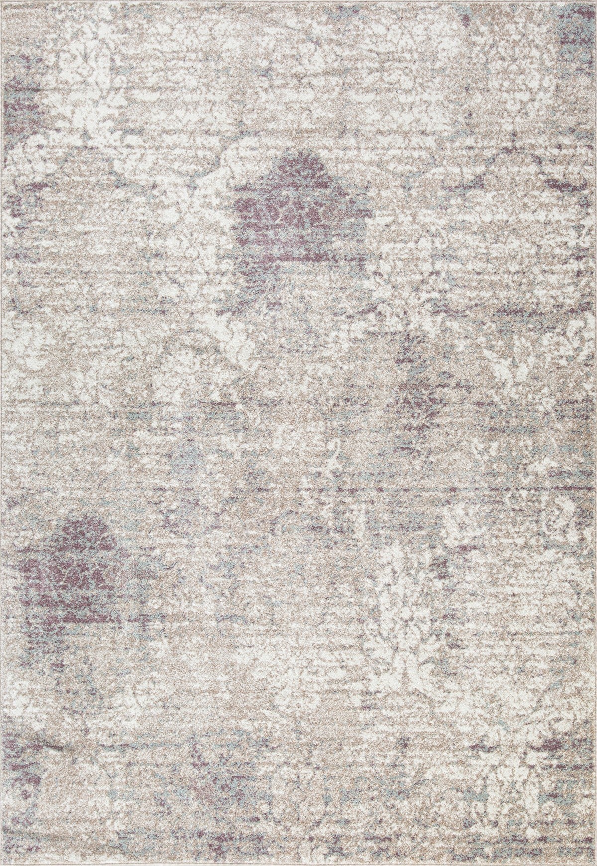 Tapis contemporain Madison 7x9 | Style côtier et fini utilisé
