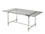 TABLE A MANGER, ARGENT ( Meuble Mtl )