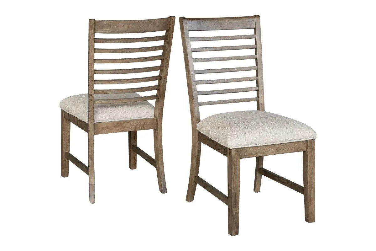 Ensemble à dîner Cosette Noyer | Table extensible en bois massif d'acacia