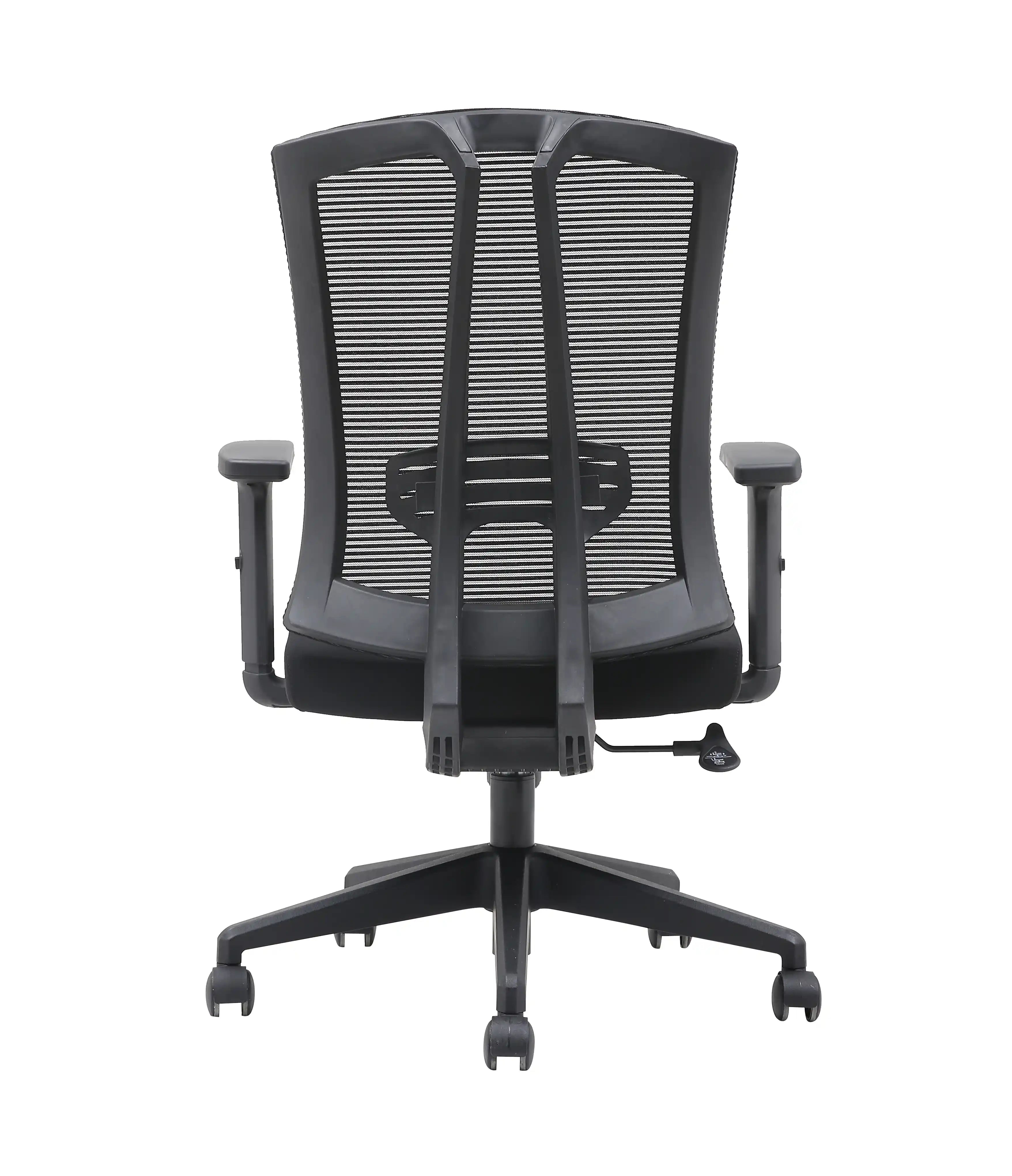 Aiden Black Office Chair | Adjustable Lumbar Support and Armrests
