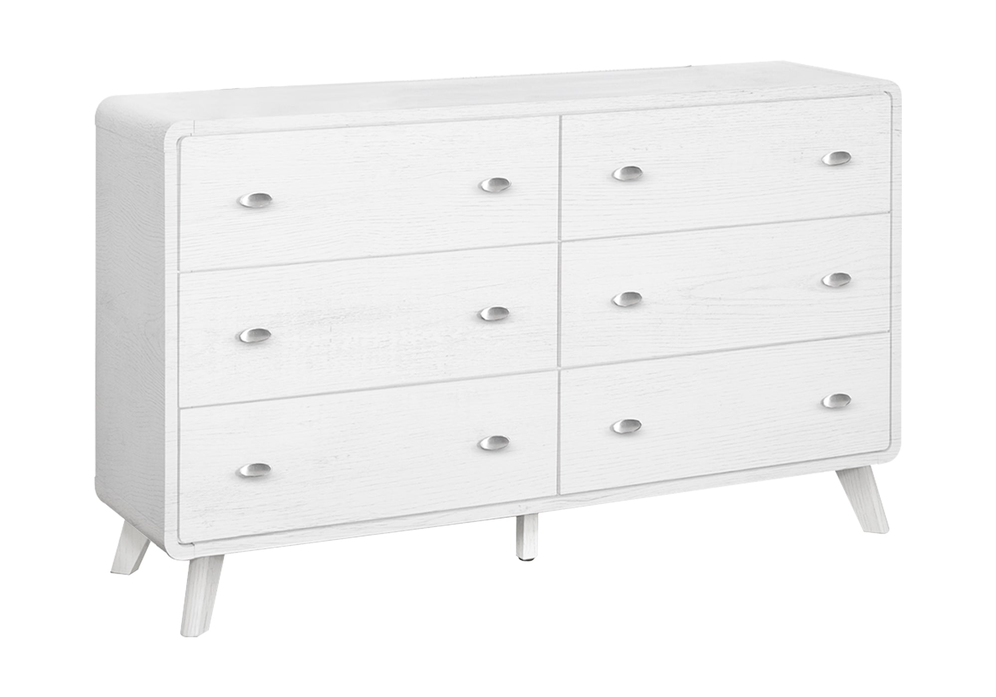6-Drawer Dresser - White Oak Finish: I 5291