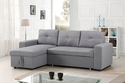 Divan-lit sectionnel réversible gris – Offre du Vendredi Fou Montréal