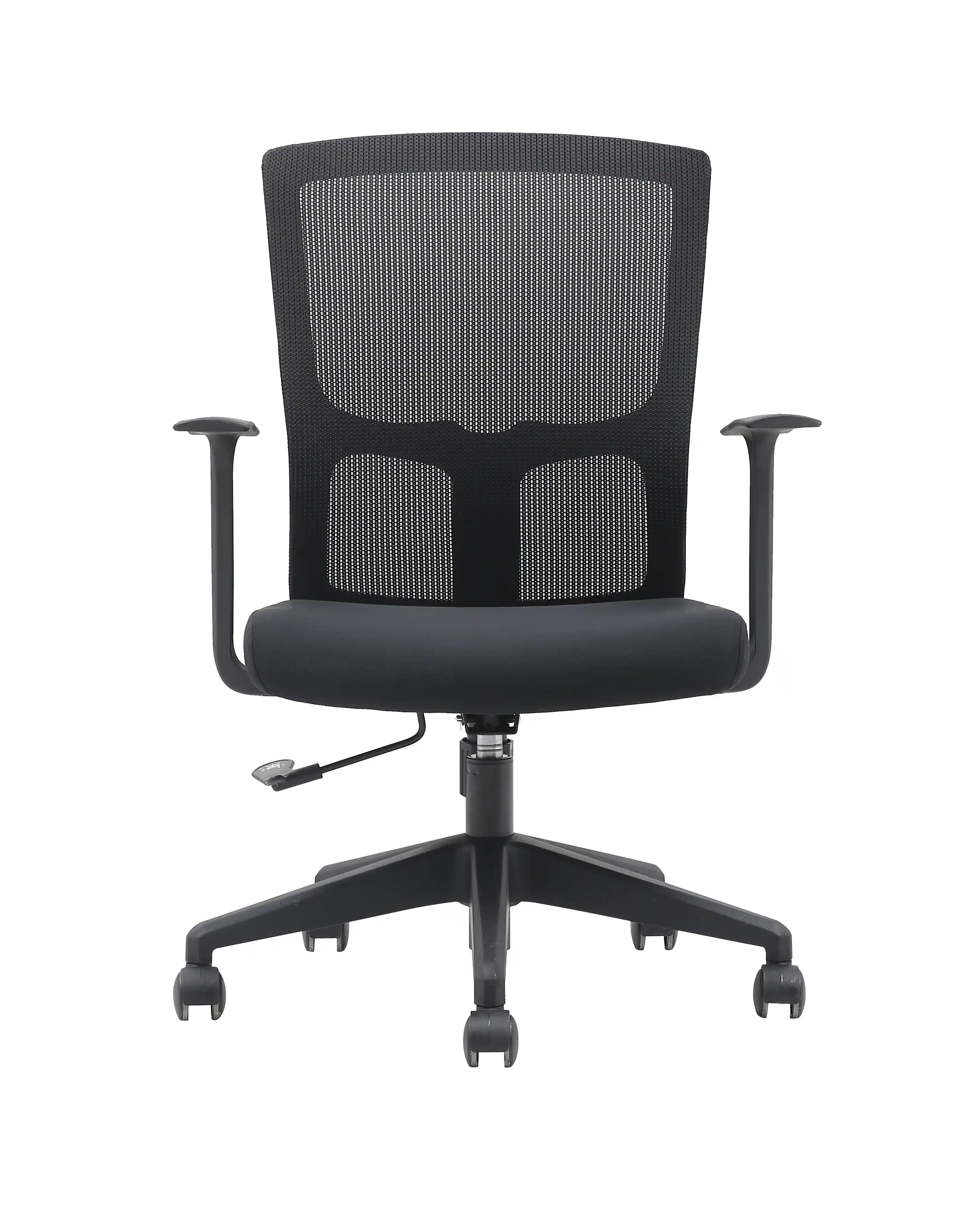Fauteuil de bureau Abel Noir | Mousse haute densité et design moderne