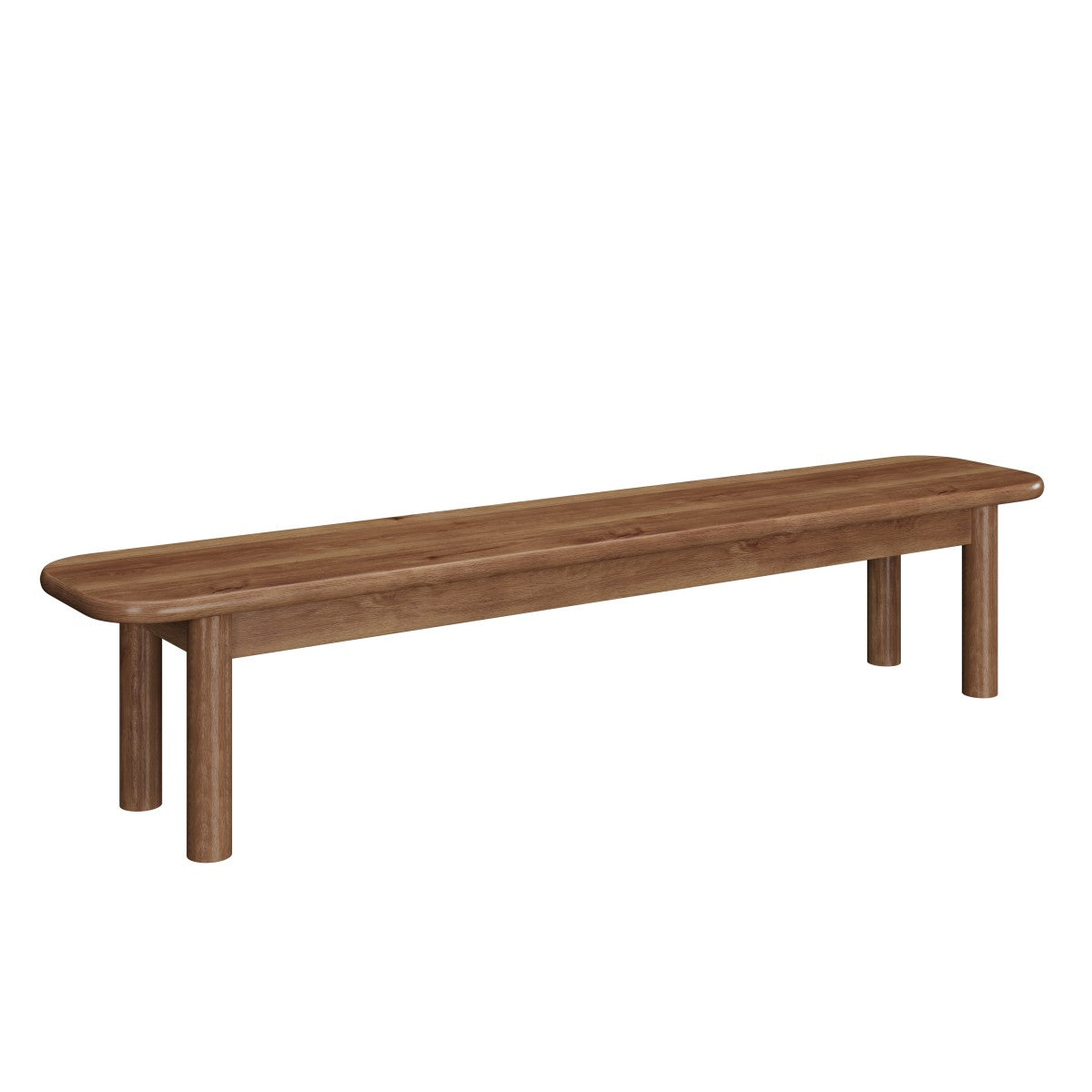 Banc de nomination Richmond en Acacia | Bois véritable et fini brun