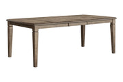 Table à manger en noyer Cosette - Extensible 84"