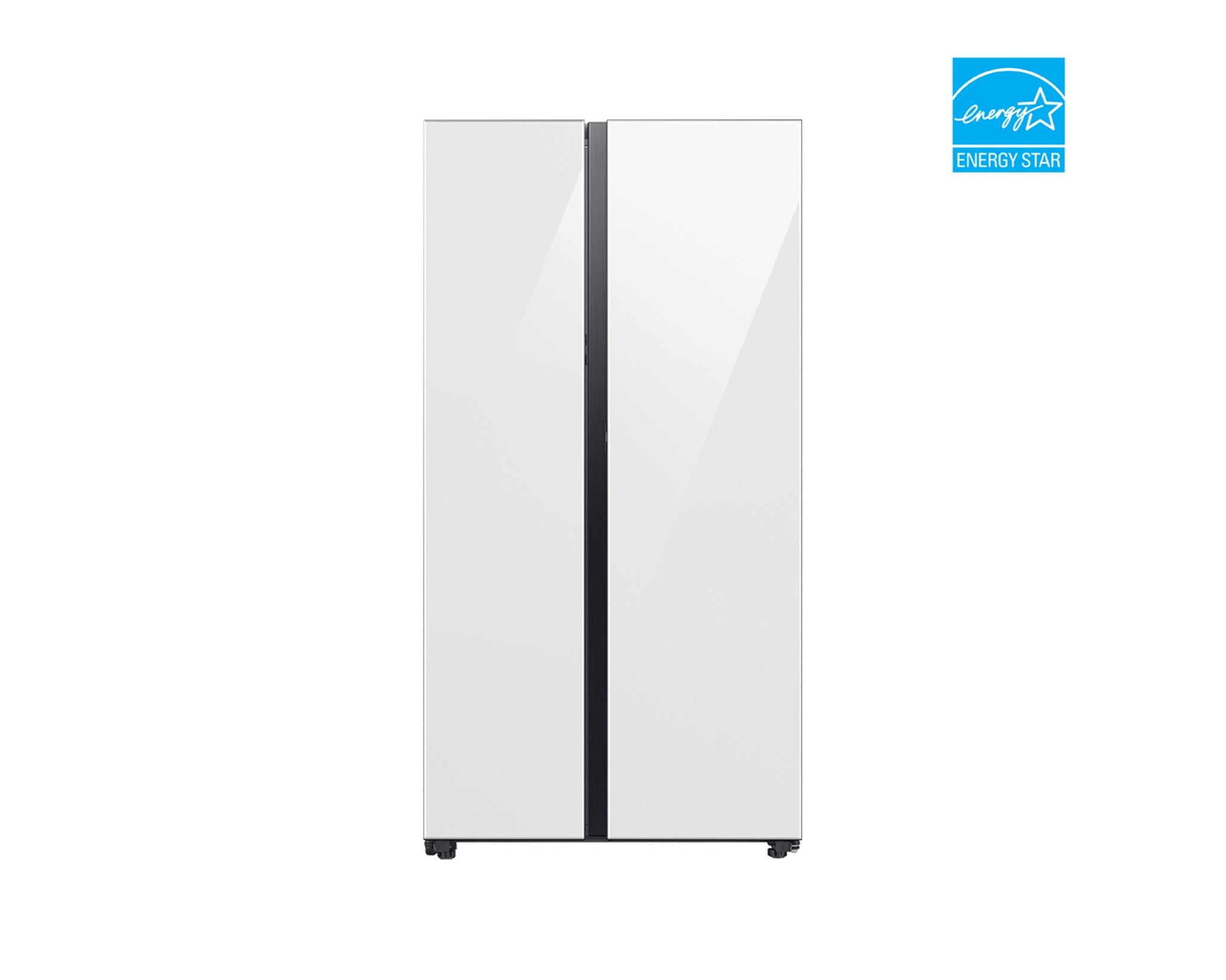 Samsung BESPOKE 36" Side-by-Side Refrigerator 23 cu. ft. White Glass Counter Depth