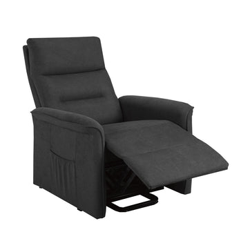 FAUTEUIL ÉLÉVATEUR INCLINABLE, GRIS FONCÉ ( Meuble Mtl )