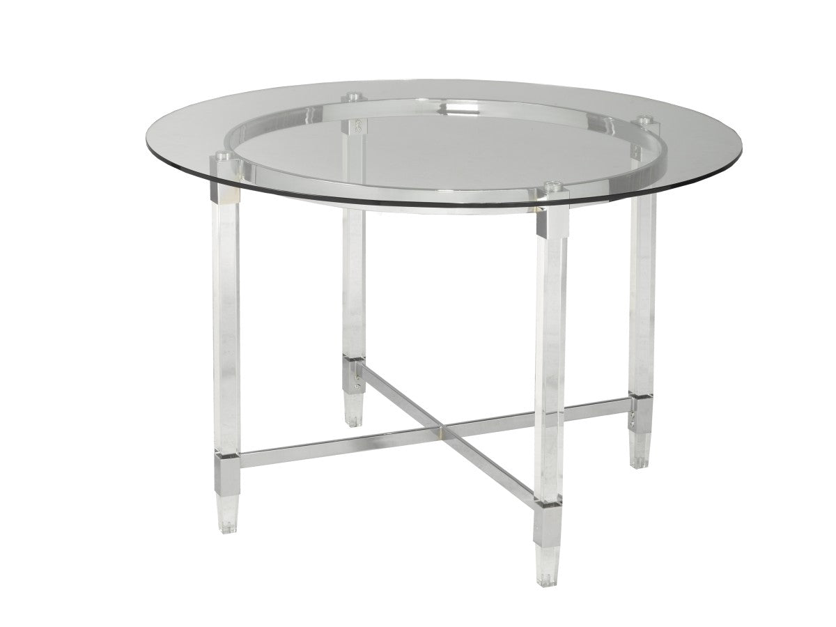 Brassex Silver Dining Table | Acrylic Design