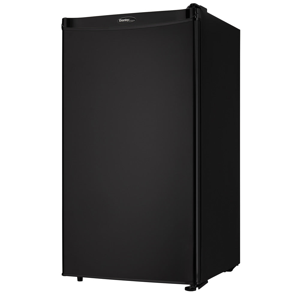 Danby 3.2 cu. ft. Compact Refrigerator with Freezer, Stainless Steel