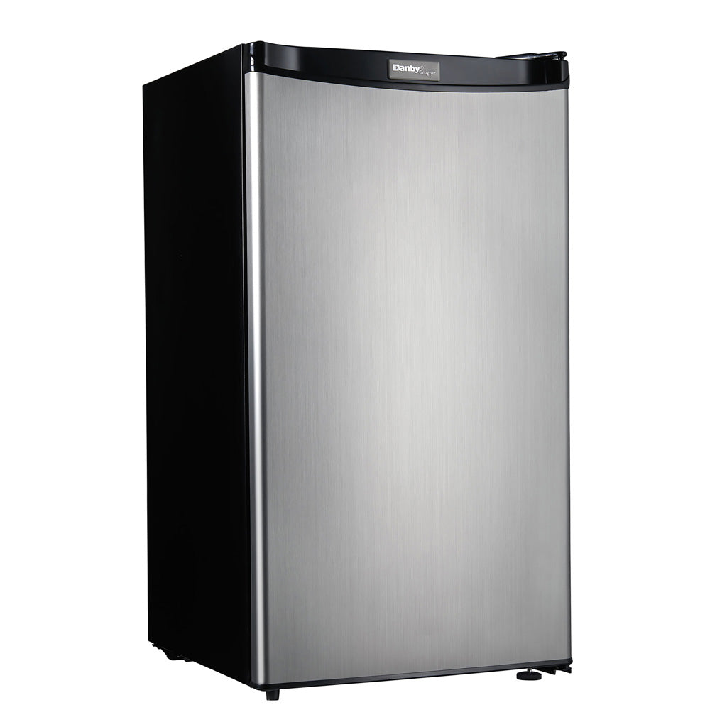 Réfrigérateur Danby 3,2 pi³ Compact Inox avec Congélateur
