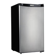 Danby 3.2 cu. ft. Compact Refrigerator with Freezer, Stainless Steel