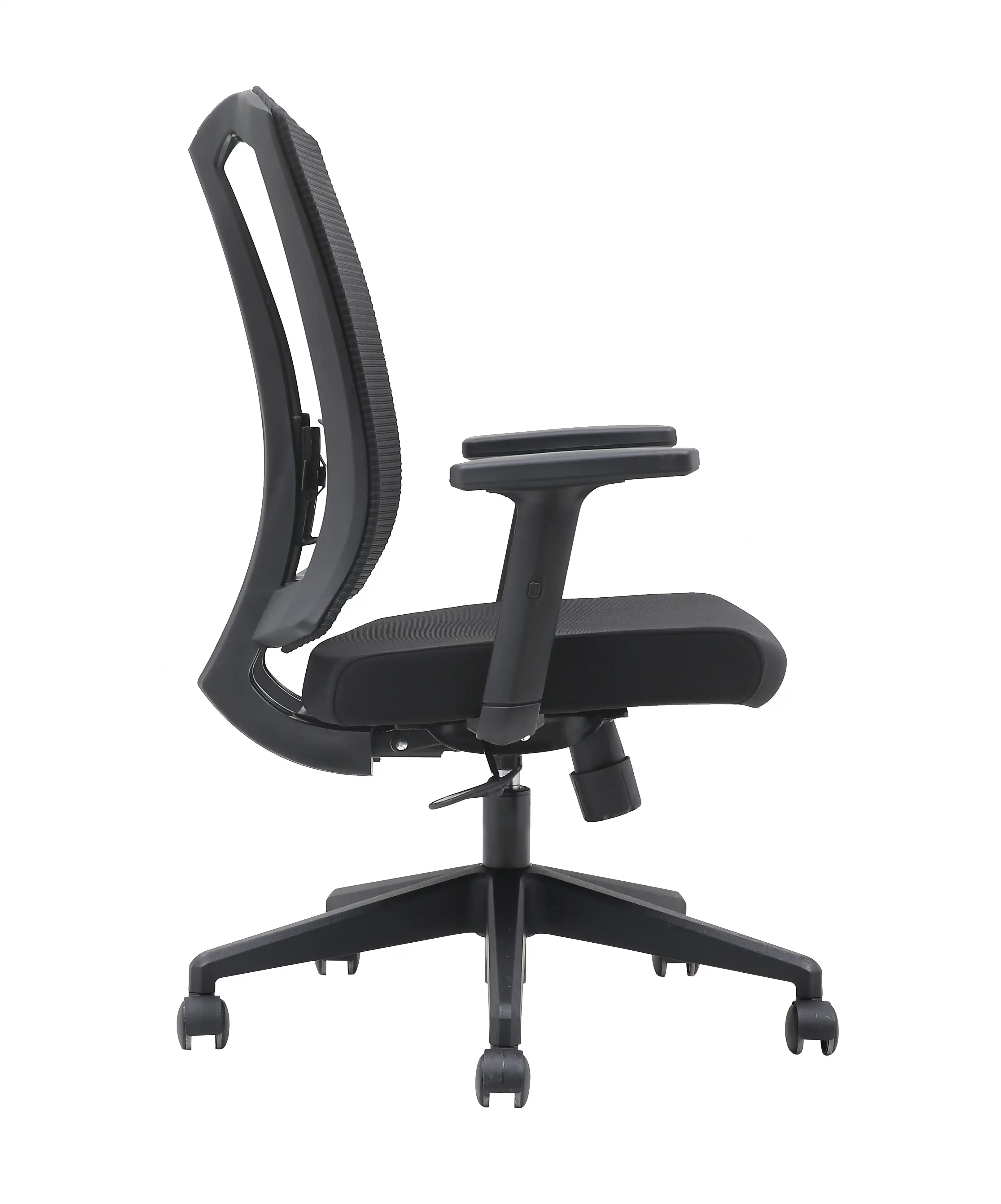 Aiden Black Office Chair | Adjustable Lumbar Support and Armrests