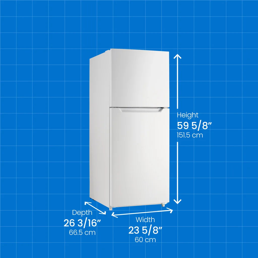 Réfrigérateur Danby 10 pi³ avec Congélateur en Haut, 24", sans Givre
