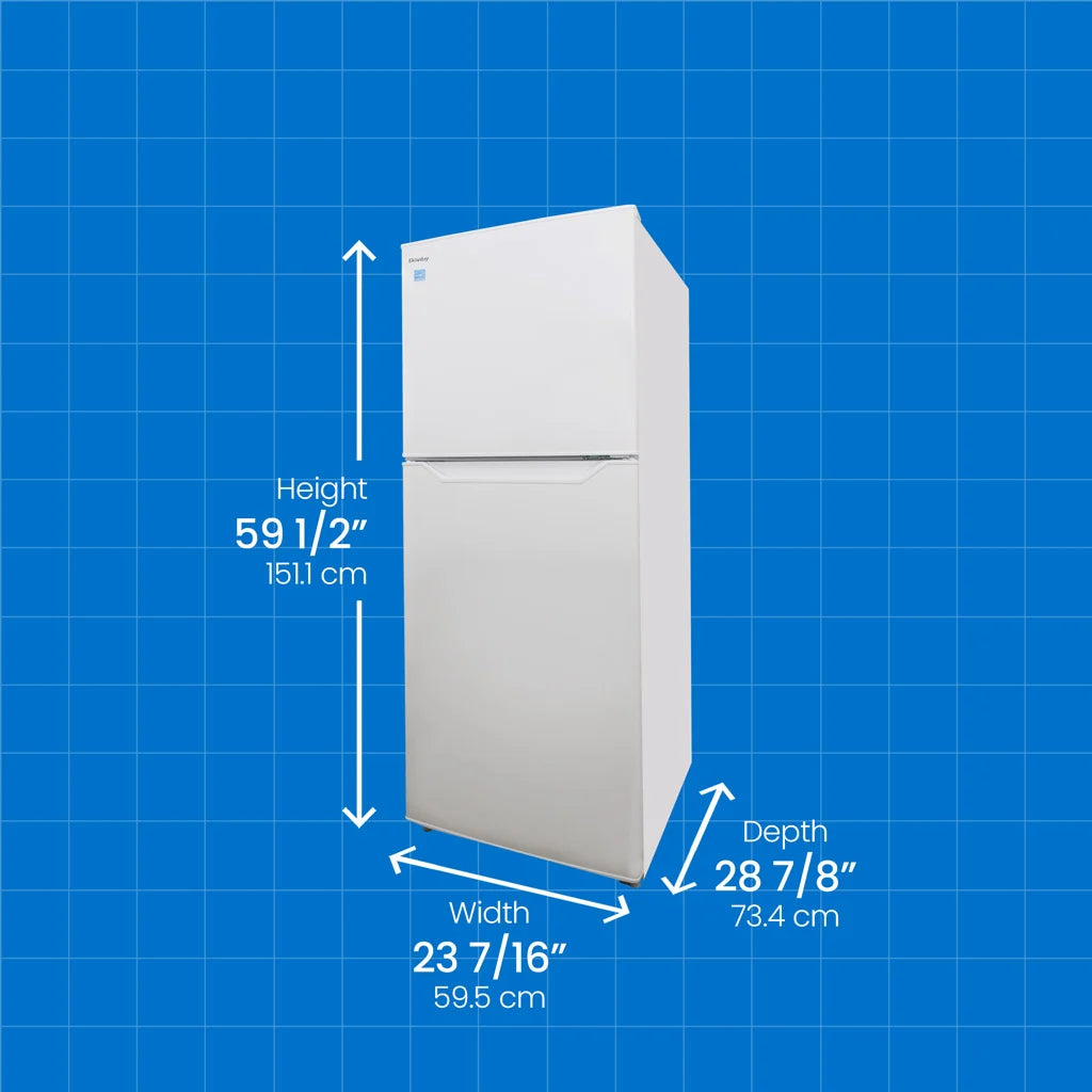 Réfrigérateur-congélateur supérieur Danby de 11,6 pi³ et 24" sans givre